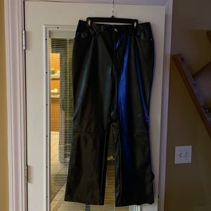 Pleather pants
